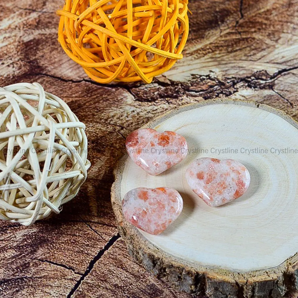 Sunstone Small Hearts by Crystline