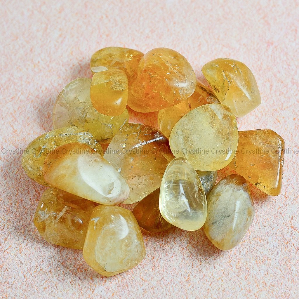 Citrine Tumbled Stones by Crystline