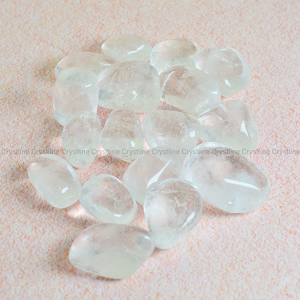 Clear Quartz Tumbled Stones by Crystline