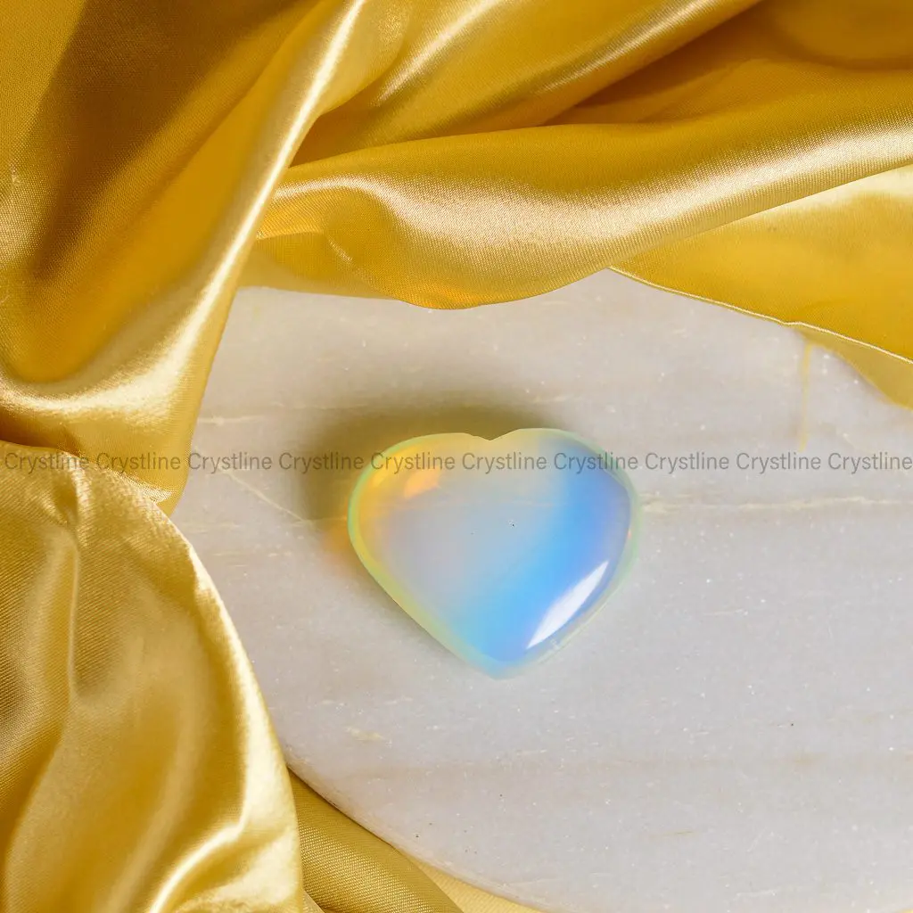 Opalite Heart by Crystline