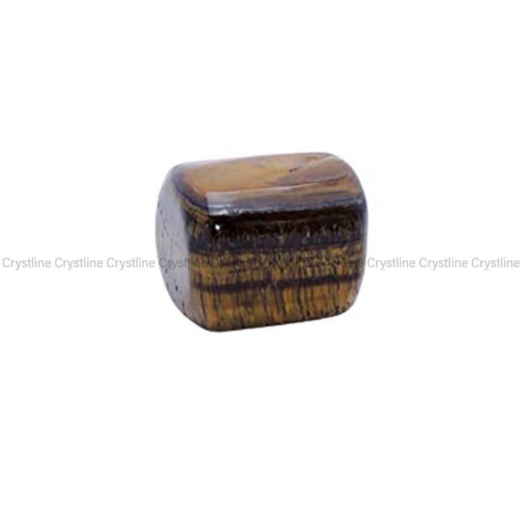 Tiger Eye Tumbled Stone by Crystline