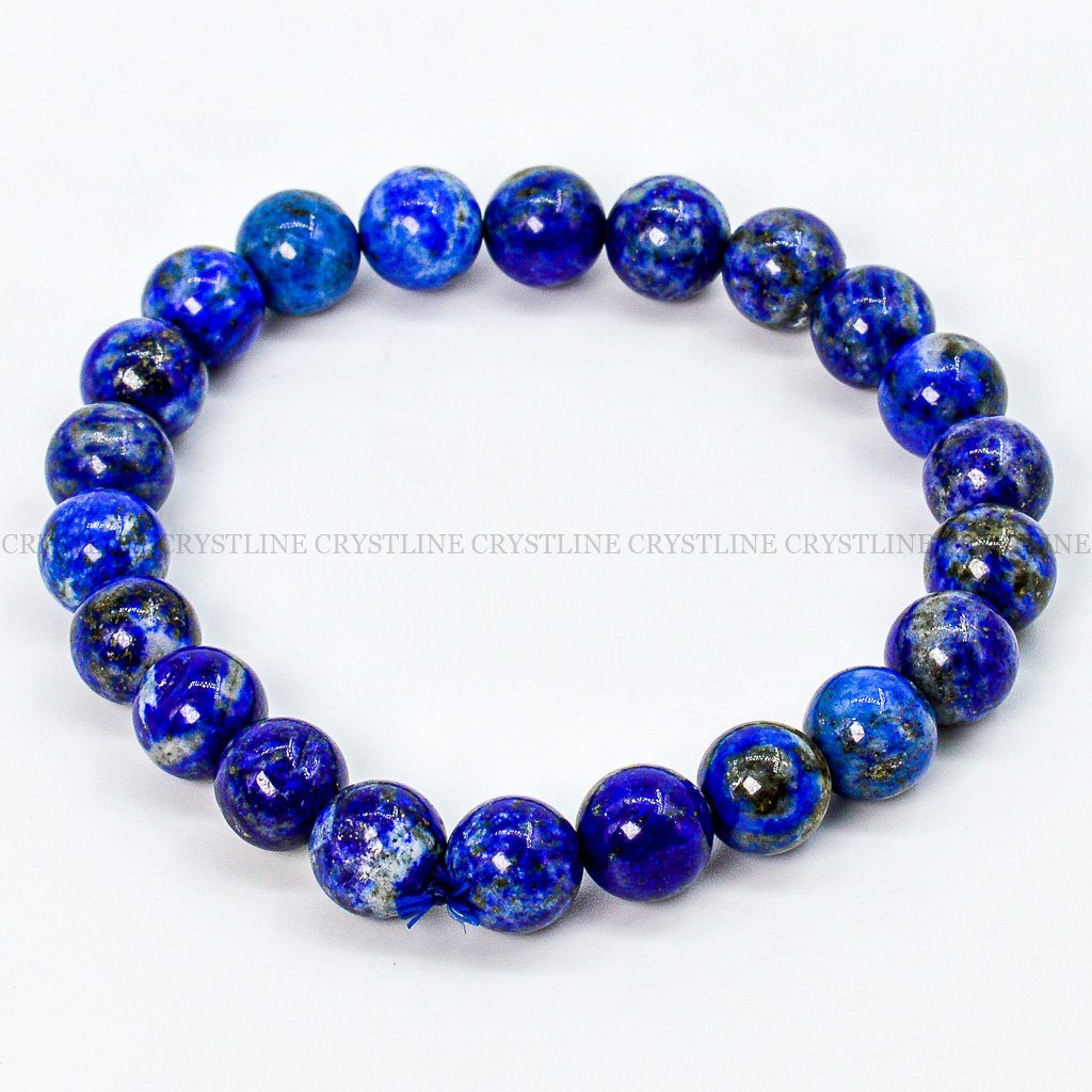 1 Pc Fengbaowu Natural Lapis Lazuli Bracelet Round Bead Crystal Quartz  Healing Stone Women Men Jewelry Gift - Bracelets - AliExpress