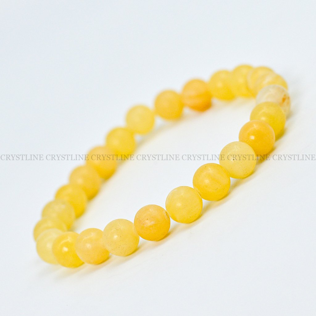 yellow calcite bracelet