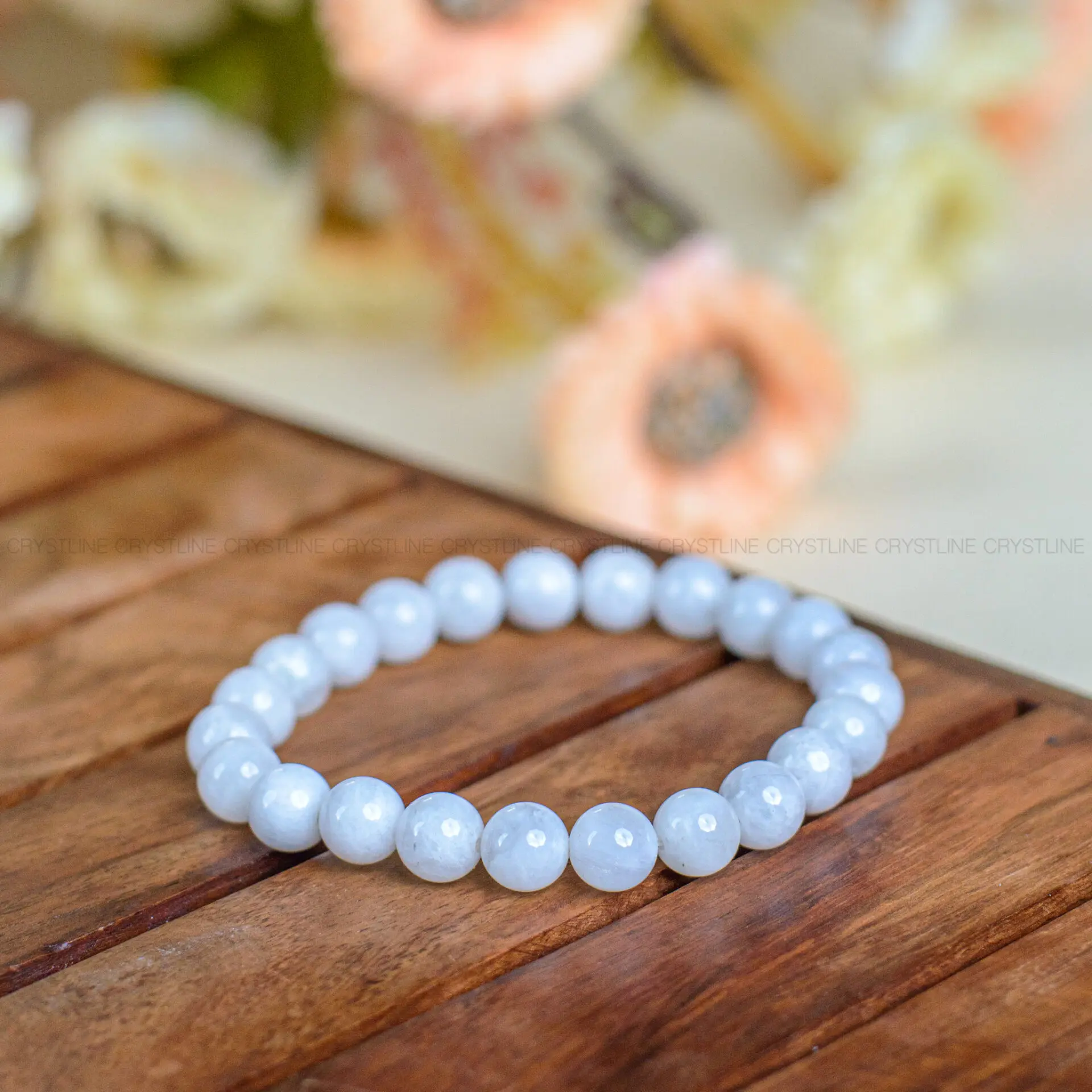 White Moonstone Bracelet