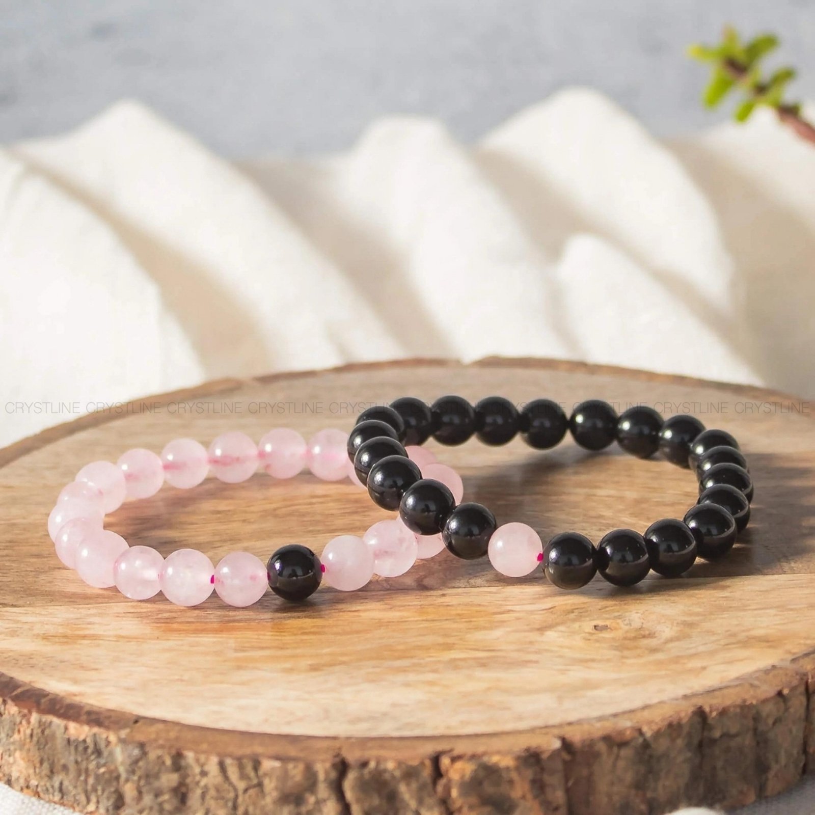 Buy Reiki Crystal Products Triple Protection Bracelet, Natural Hematite,  Tiger Eye, Black Obsidian Gemstone Crystal Beads Stretch Hand Band/Bracelet  for Women and Men at Amazon.in